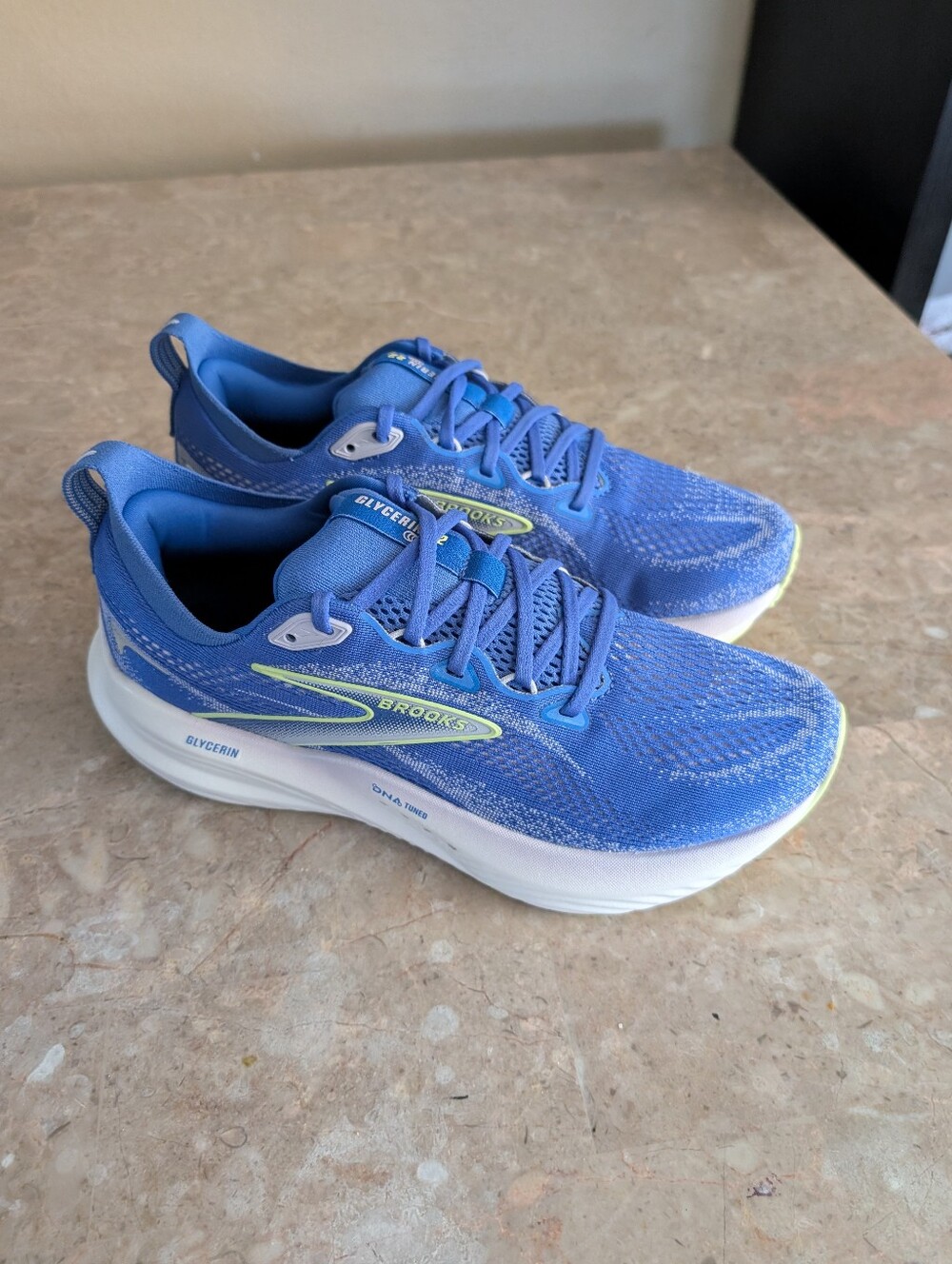 Brooks Glycerin Gts 22 Amparo Hyper Blue Iris(2024) Running Shoes Women Size 10